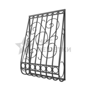 Решетка на окно сварная дутая 4-69